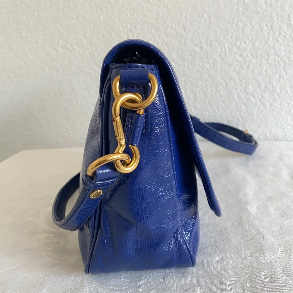Marc By Marc Jacobs Blue Too Hot To Handle Lea Bag